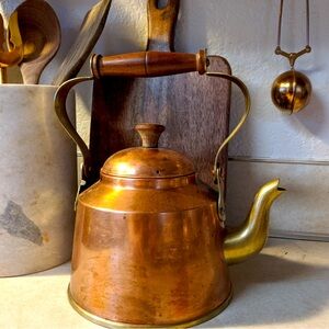 Vintage Cooper Brass Kettle